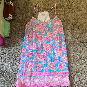 Lilly Pulitzer Blue and Pink Mini Dress